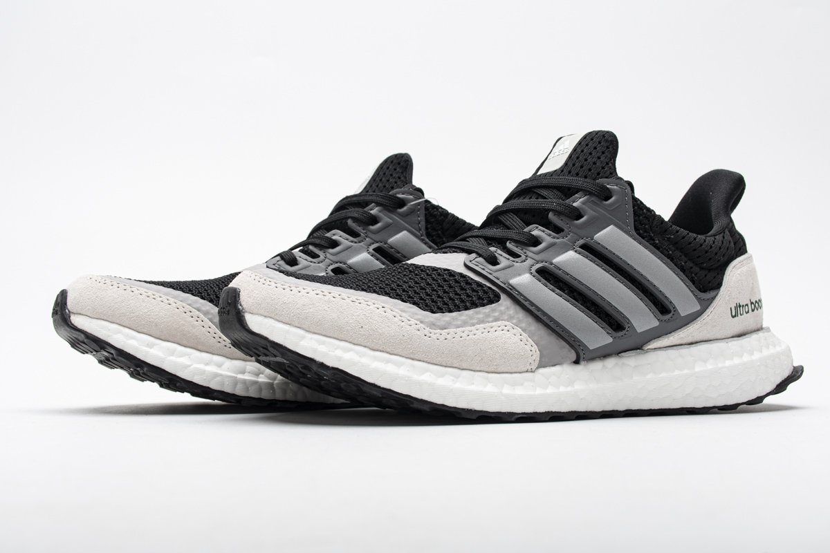EF0726 adidas Ultra Boost S&L Black Grey Real Boost - Image 3